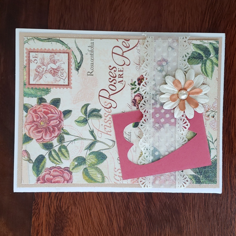HANDMADE Valentine's Day Card Trio Romantic and Refined - Picture 8 of 15